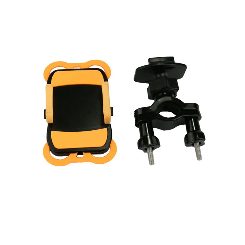 

Bike Bicycle Motorcycle Handlebar Mount Holder Phone Holder With Silicone Support Band For Iphone Samsung XIAOMI GPS Universal