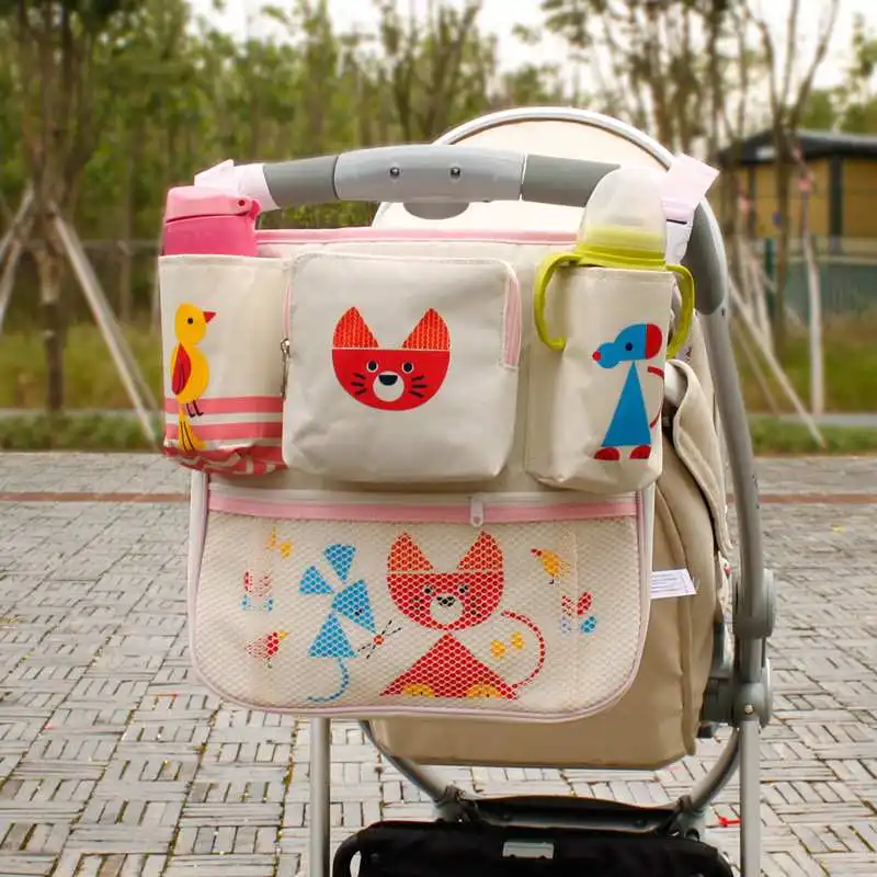d New Upgrad Universal Baby Stroller Organizer Bag Storage Large Space Trolley Hanging Bags Stroller Accessories - Цвет: d
