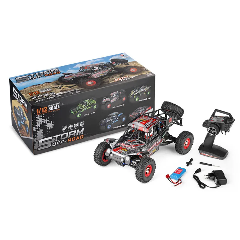 WLtoys 12428-A/B/C RC автомобиль 1/12 Масштаб 2,4G Электрический 4WD автомобиль с дистанционным управлением 50 км/ч высокая скорость RC гоночный внедорожник