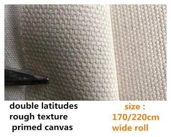 

170/220cm wide 610gsm rough texture Linen Primed Studio Canvas Roll