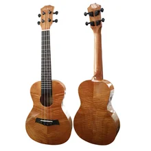 23 ” Concert Ukulele tiger stripe Mahogany Glossy Ukelele 4 Aquila Nylon strings acoustic guitar professional music instrument