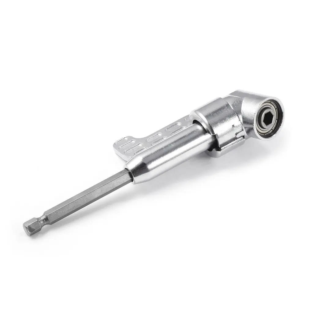 

140mm Offset Screwdriver Magnetic Wrench Bit Adjustable Bit Angle Driver Attachment Drive Shaft Angle Grinder Tool