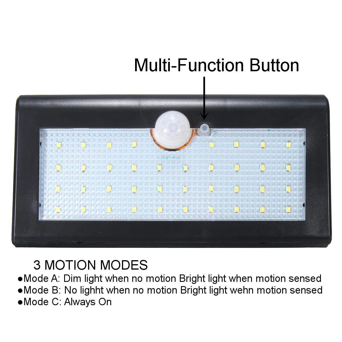38LED SMD2835 на солнечной энергии PIR датчик движения свет для садовых и комнатных растений во дворике ночник двора стеновой путь лампа водонепроницаемый