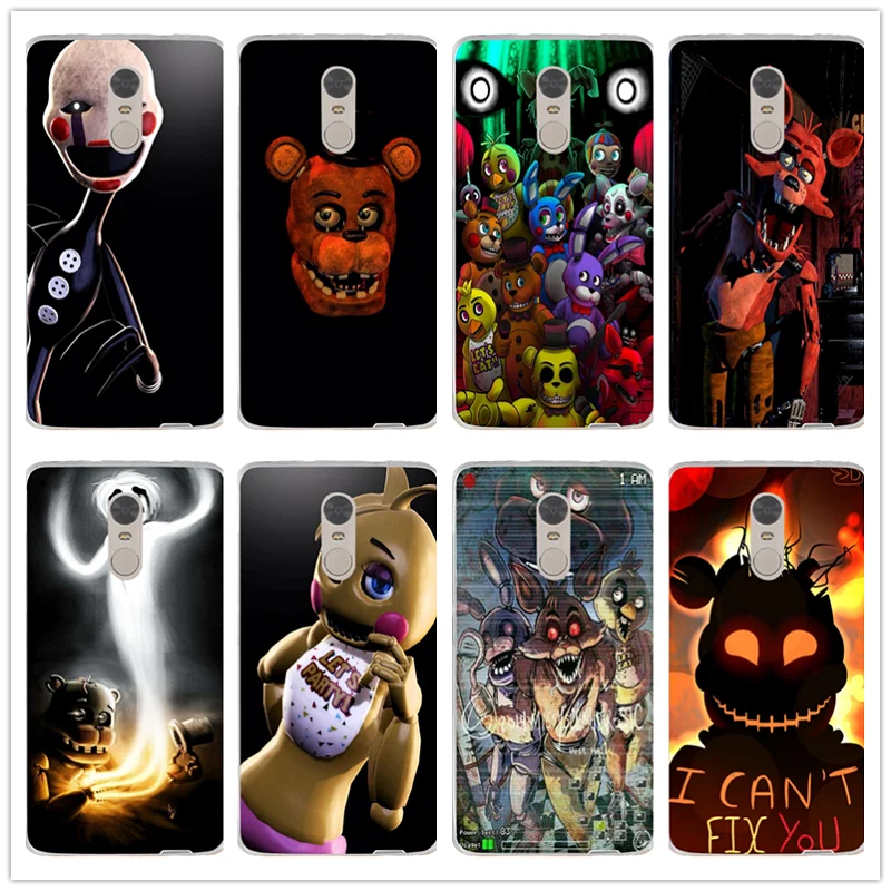 

For Xiaomi Redmi Mi Note 2 3 3S 4 4A 4X 5 5X 5S 5A 6 6X A1 Pro Plus Soft Silicon Cell Phone Case Hot SFM Fnaf Animatronics Anime
