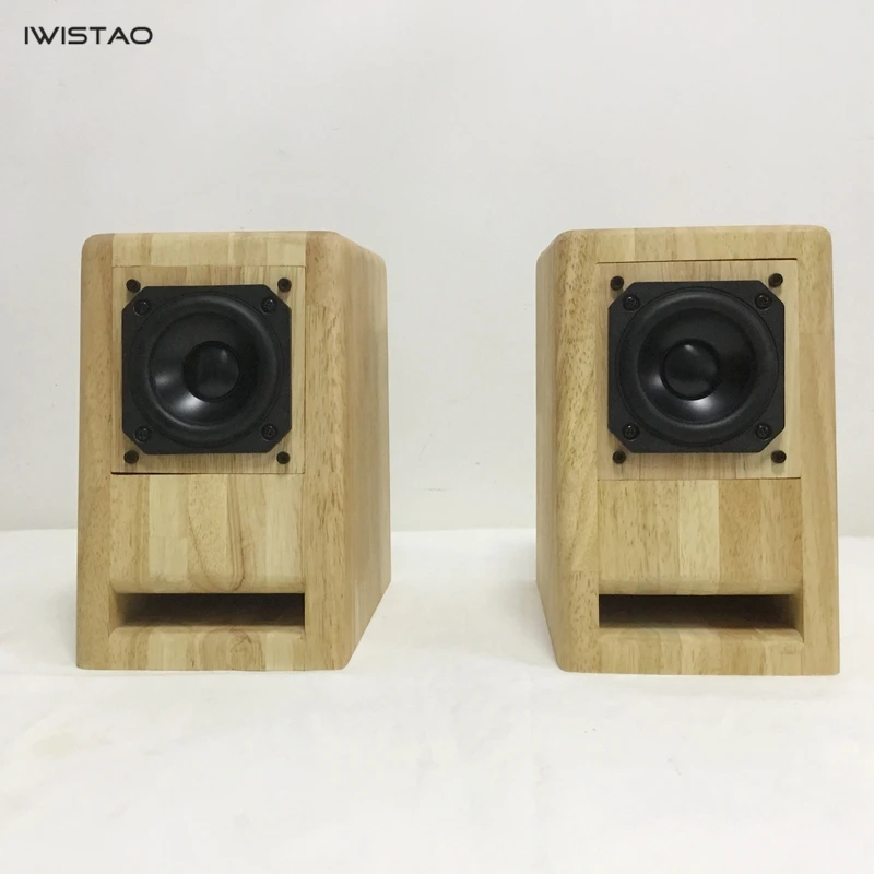 

IWISTAO SHIFI 3 Inches Full Range Speaker 2x25W 4Ohms 78Hz-19.5KHz 88dB Max Oak Labyrinth Speakers for Tube Amp
