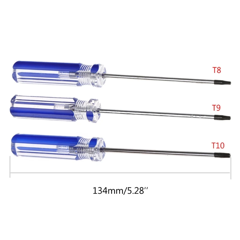 T8/T9/T10 Torx Security Tamperproof Screwdriver Tool Disassembly for 3 Z2Z2. 