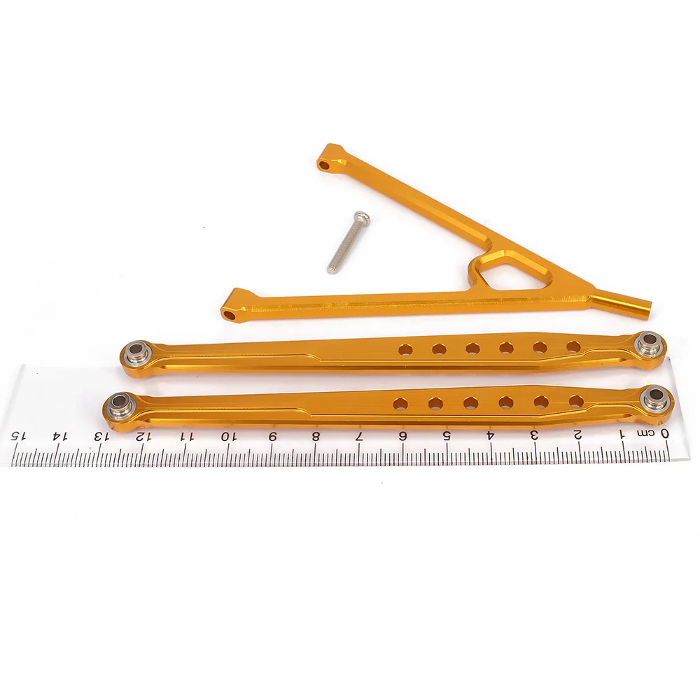 1Set RCAWD Aluminum Front Suspension Link Rod + Chassis Linkage Y Link