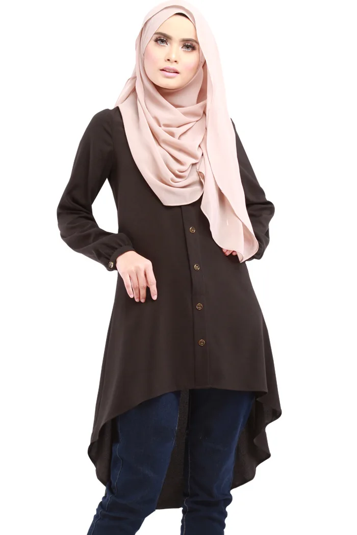 

Middle East Large Size Abayas Muslim Blouse Islamic Clothing For Women Turkish Malaysian Saudi Dubai Style Top 031