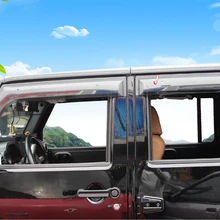 Оконный козырек вентиляционный тент дождь/солнце/защита от ветра для Jeep Wrangler 4 двери 2007 08 09 10 11 12 13 14