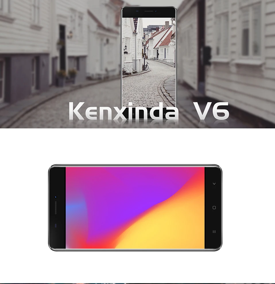 Смартфон KENXINDA V6, 4,5 дюймов, Android OS V 7,0, четыре ядра, 1,2 ГГц, 1 ГБ ОЗУ, 8 Гб ПЗУ, 1700 мАч, 3G, две карты, мобильный телефон