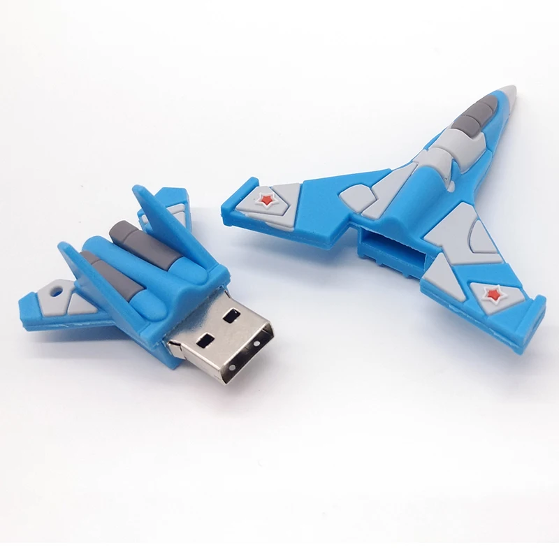 Модель самолета Флешка usb2.0 флеш-накопитель мультяшный вертолет карта памяти u диск 64 ГБ 32 ГБ 16 ГБ 8Гб 4 ГБ реальная емкость