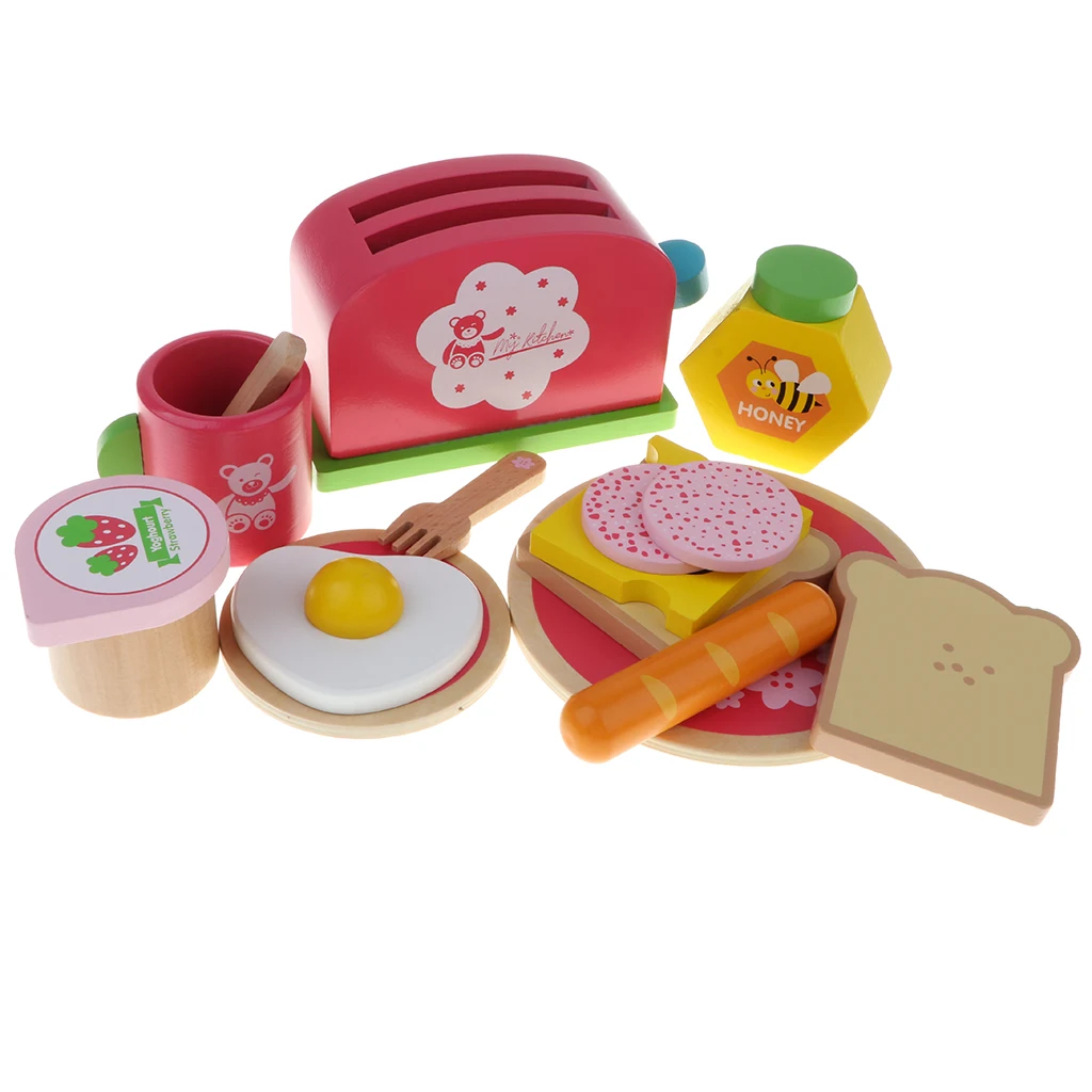 Baby Breakfast Maker-Mini Furniture Kitchen Imitation Toy Set Pretend Play Pretend Play Kitchen Toy