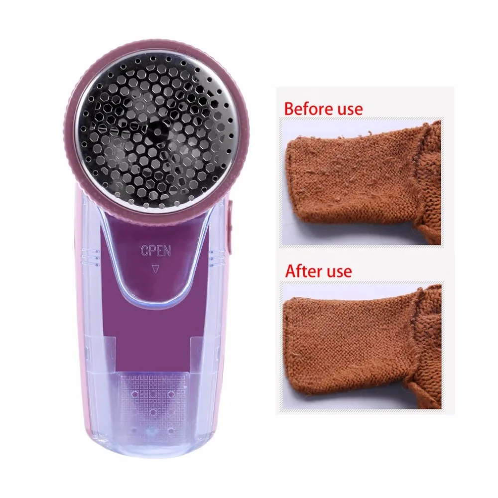 

Draagbare Kleding Pill Lint Remover Trui Stoffen Scheerapparaat Machine Power Door Twee Batterijen Stof Fabric Shaver Trimmer