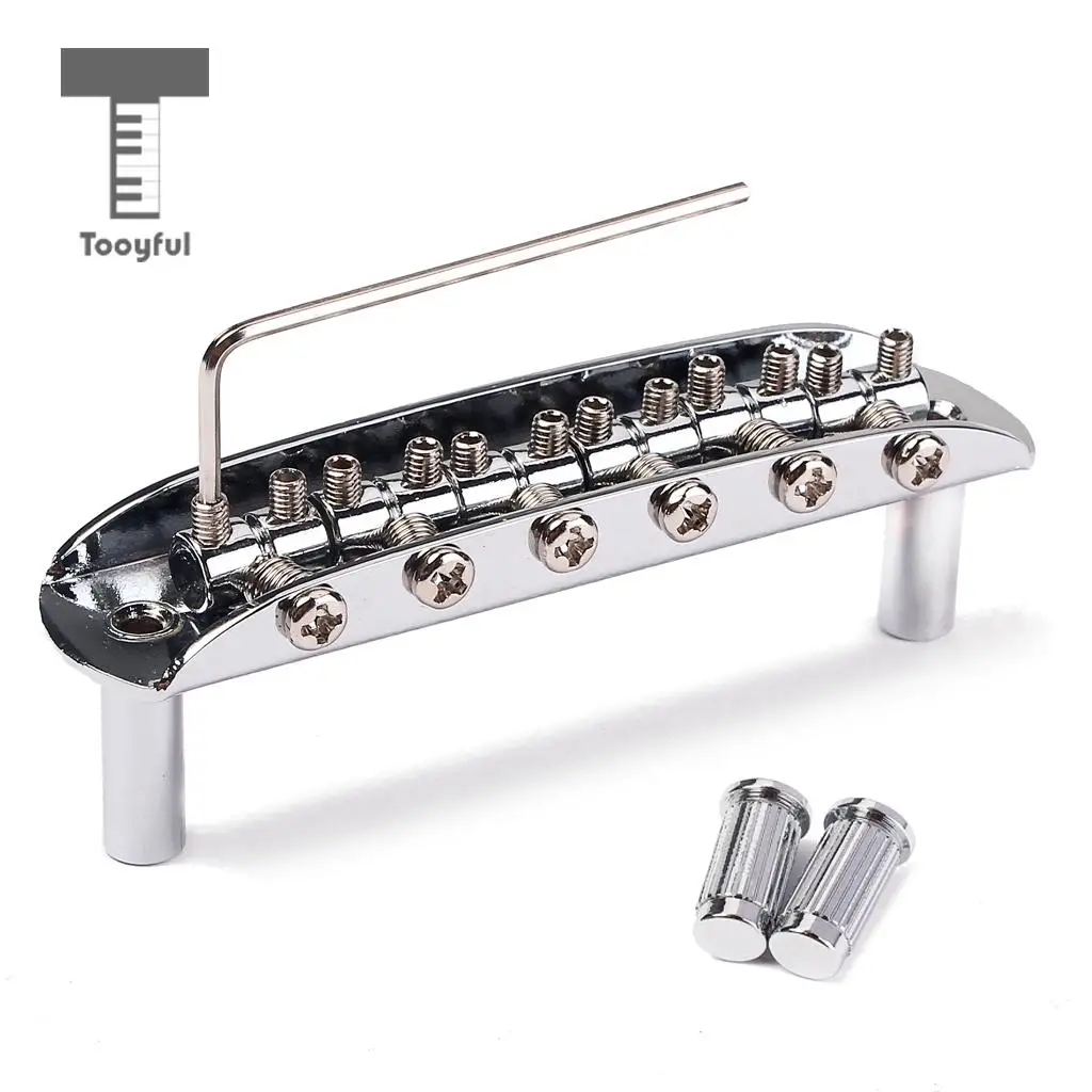 Buy Tooyful Chrome Guitar Parts Saddle Bridge for