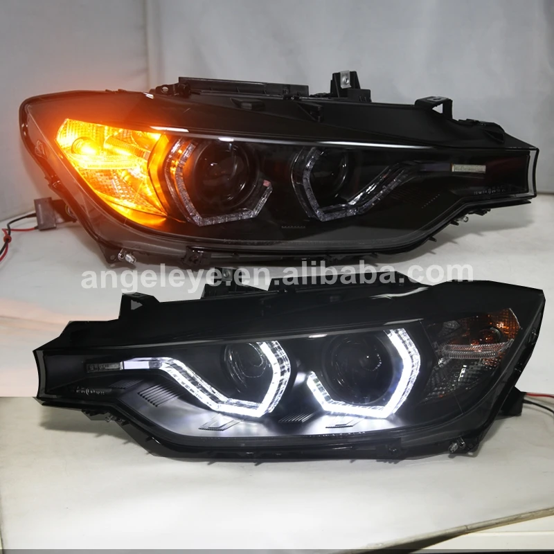 Светодиодный Ангельские глазки фары для BMW F30 F35 318 320 325 328 330 335 2013 2015 год SN