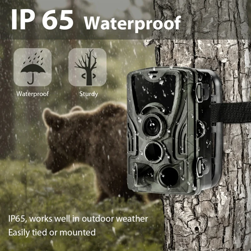 Hc801A охотничья камера 16Mp Trail камера ночного видения лес Водонепроницаемая дикая ловушки для фотоаппаратов камера Chasse Скауты