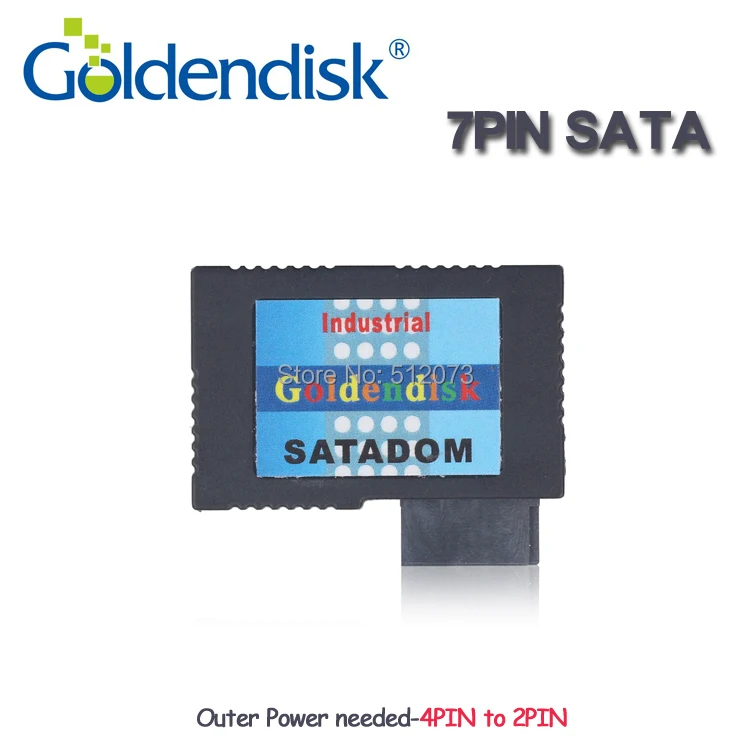 Goldendisk 7PIN SATA DOM 8 Гб SSD жесткий диск 2 ГБ до 64 Гб внутренний DOM диск на модуле Встроенная система карта IPC память