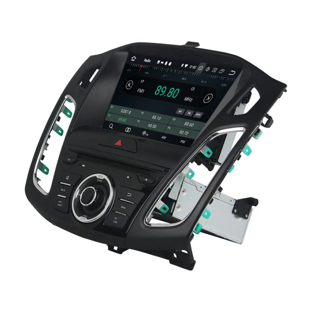 Clearance 4GB RAM Octa Core 1 din 9" Android 8.0 Car DVD Player for Ford Focus GPS Navigation Radio Bluetooth 4G WIFI USB DVR 32GB ROM 5