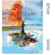 Красивая девушка с красной одеждой живопись по номерам современный расписанный вручную цифровая картина маслом на холсте для украшения дома