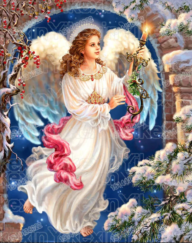 Full circular Diamond 5D DIY Painting &quotBeautiful angel&quot Embroidery Cross Stitch Rhinestone Decor | Дом и сад