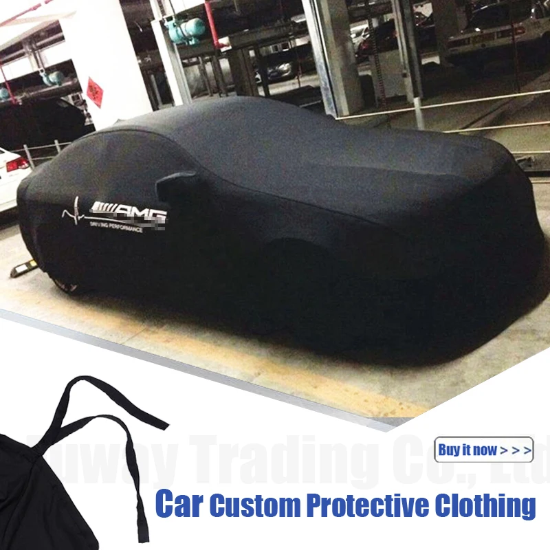 FUWAY Car Cover Anti UV Scratch Snow Rain Sun Dust Resistant Cover Waterproof For Ford Mustang