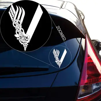 

Vikings Tv Show Decal Sticker for Car Window, Laptop and More. # 813 (8" x 5.7", White)