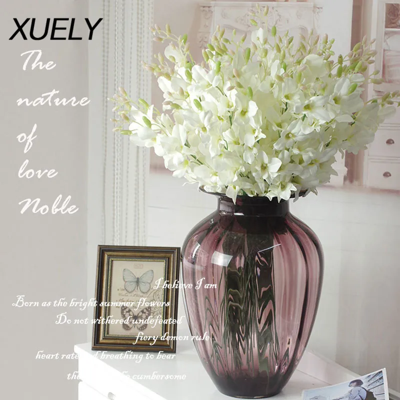 69 см искусственные цветы Шелковые магнолии искусственная Орхидея цветочные композиции вечерние свадебные украшения стола для дома гостиной отеля Декор