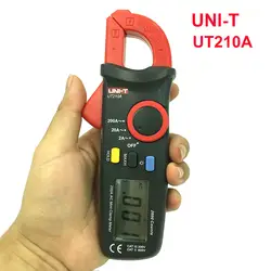 UNI-T UT210A цифровой мини-мультиметр переменного тока Амперметр 200A тестер переменного тока Датчик ЖК-дисплея подсветка, Удерживание данных