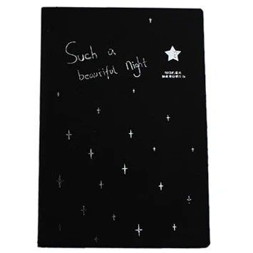 

New Sketchbook Diary for Drawing Painting Graffiti Soft Cover Black Paper Sketch Book Notebook Office School Supplies Gift(32K)
