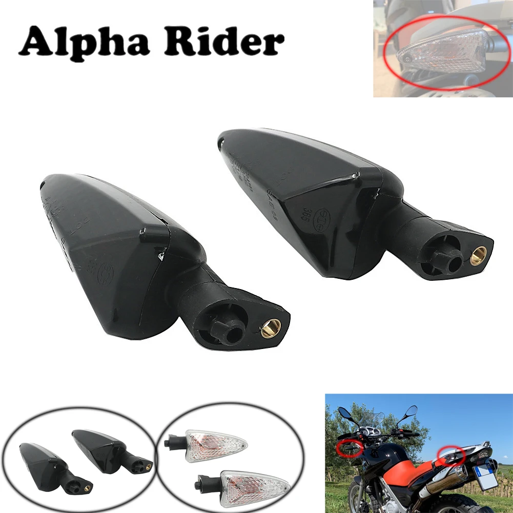 

1 Pair Front / Rear Motorcycle Turn Signal Lamp Indicator Lightings For BMW S1000RR F800GS 2010 2011 2012 2013 2014 Clear Smoke