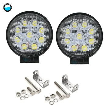 

2pcs 27W LED Car Work Light Bar Motorcycle Lamps for Off Road For Toyota Motorcycle SUV Spot LED Light Bar LED Car Foglight .