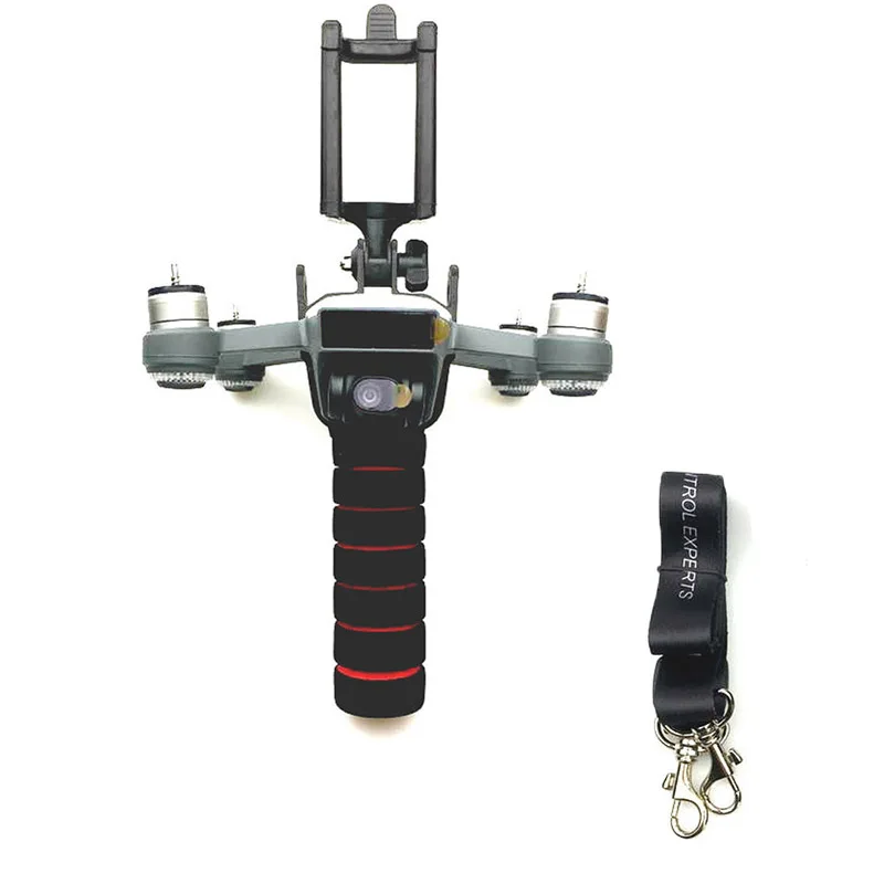 Handheld Stabilizer holder Drone Tray Mobile phone Clip Bracket + Shoulder strap lanyard For DJI SPARK Drone Accessories 1 (1)