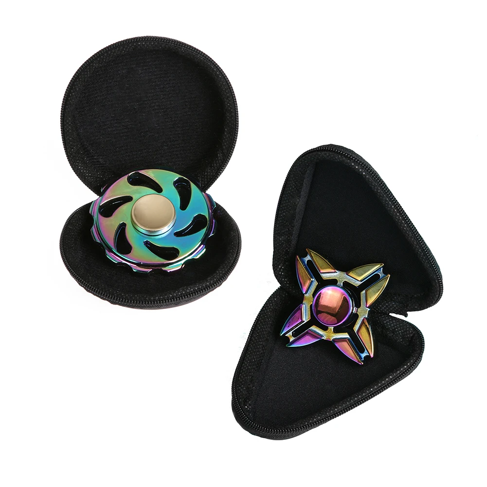Fidget Spinner Box Circular/Triangle Storage Case For Dustproof Hand