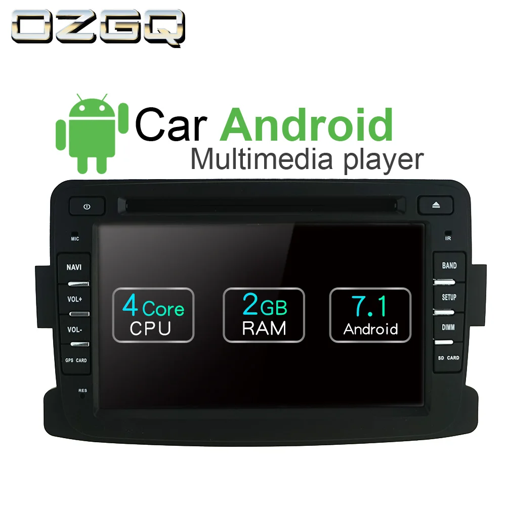 OZGQ Android 7,1 dvd-плеер автомобиля для Renault Kwid- экран Авто gps навигация Bluetooth, радио, ТВ Аудио Видео Стерео