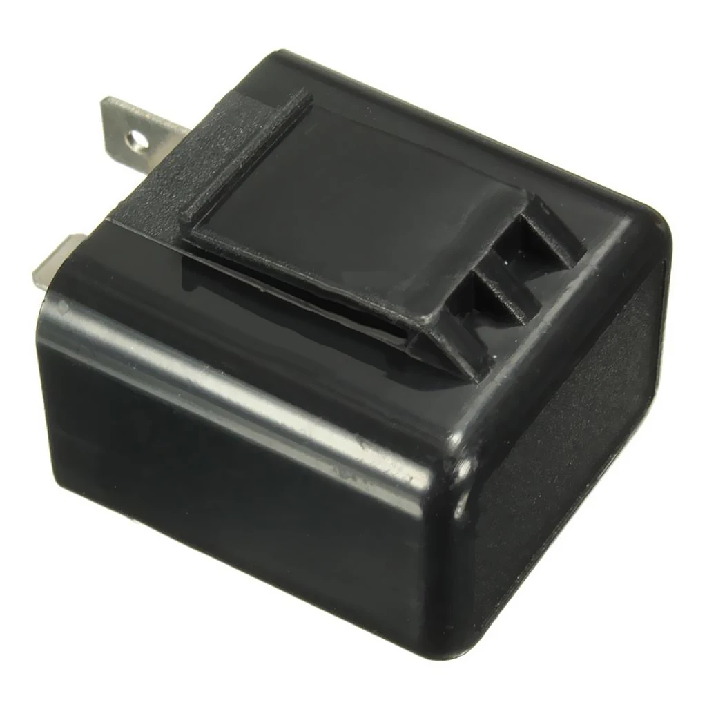 1 Pcs LED Flasher 12V 2 Pin Adjustable Frequency Relay Turn Signal Indicator For Honda Kawasaki Suzuki Etc 