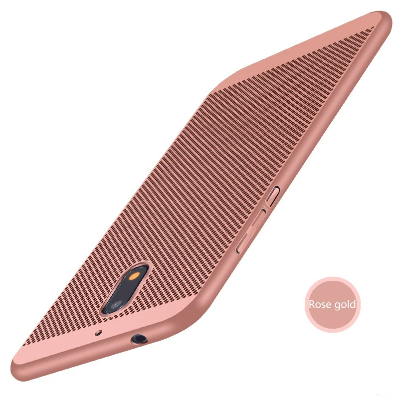 Rose Ультра тонкий защитный чехол для Nokia 8 7 6 5 3 2 Sirocco задняя крышка полый теплоотвод Бампер корпус Capas - Цвет: Rose