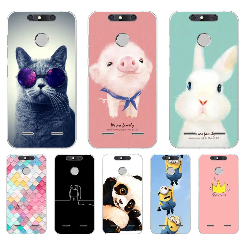 

Zte blade v8 mini Case,Silicon Painted animals Painting Soft TPU Back Cover for Zte blade v8 mini protect Phone cases shell