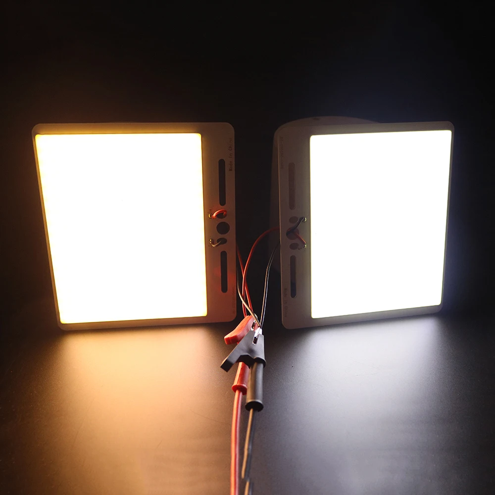 Светодиодный COB Чип DC12V 14V 50W Свет чистый белый теплый в полоску источник света