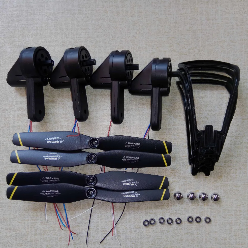 

SG700 S169 SG700S drone RC quadcopter spare parts Fold Wing Arm Include Gears LED Axis motor set Upgrade Bearing etc part kit