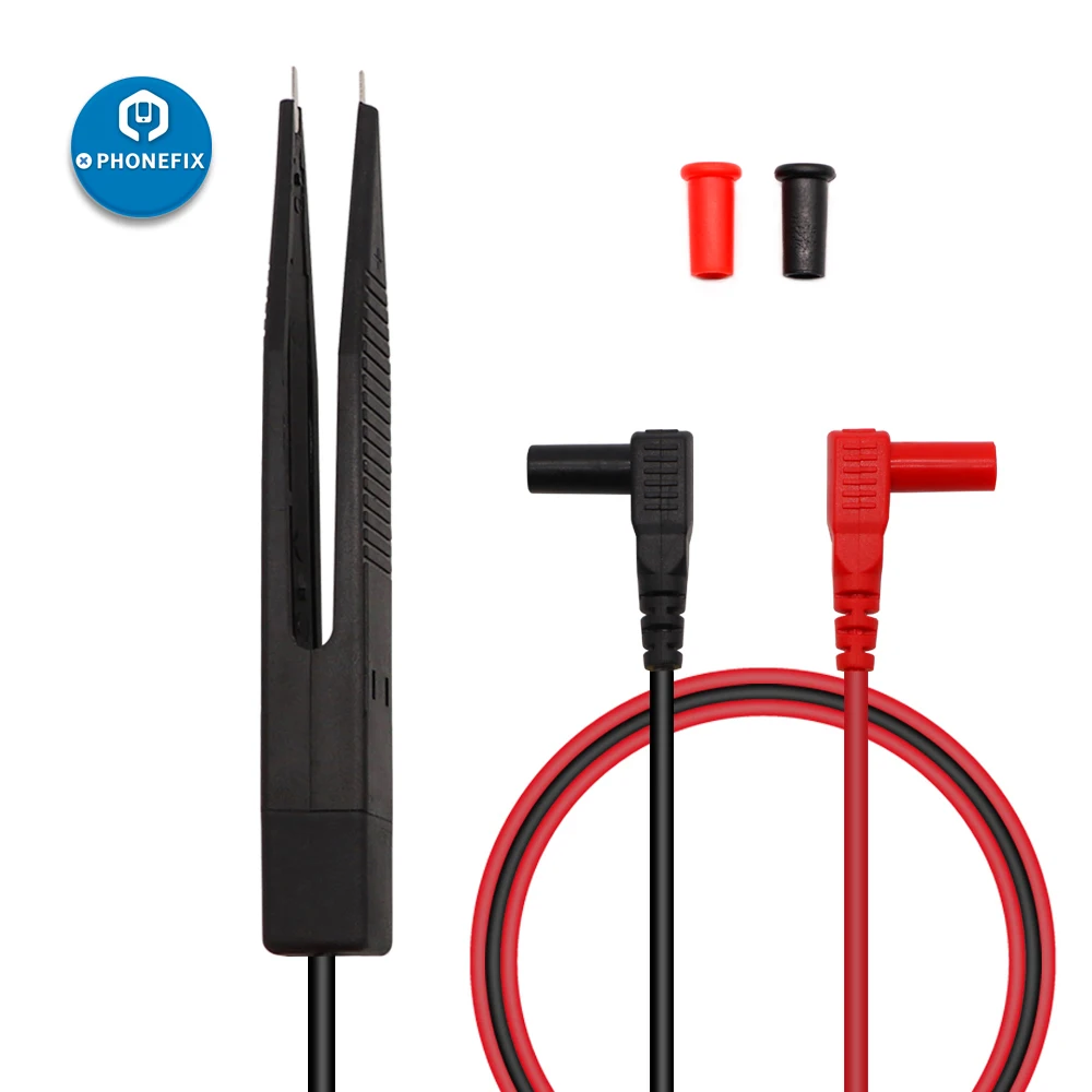 

PHONEFIX SMD Inductor Test Clip Meter Probe Tweezers LCR Test Pen For Resistor Multimeter Capacitor Test Clip Multimeter Probe