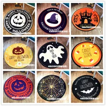 Личность тенденция Хэллоуин Стиль Круглый ковры для гостиной спальня туалетным зеркалом кабинет ковров и ковровых покрытий для дома