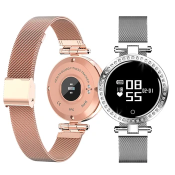 

HOT women smart watch Touch Screen Continuous Heart Rate Monitoring Fitness Tracker Sleep Monitor Message Reminder smartwatch