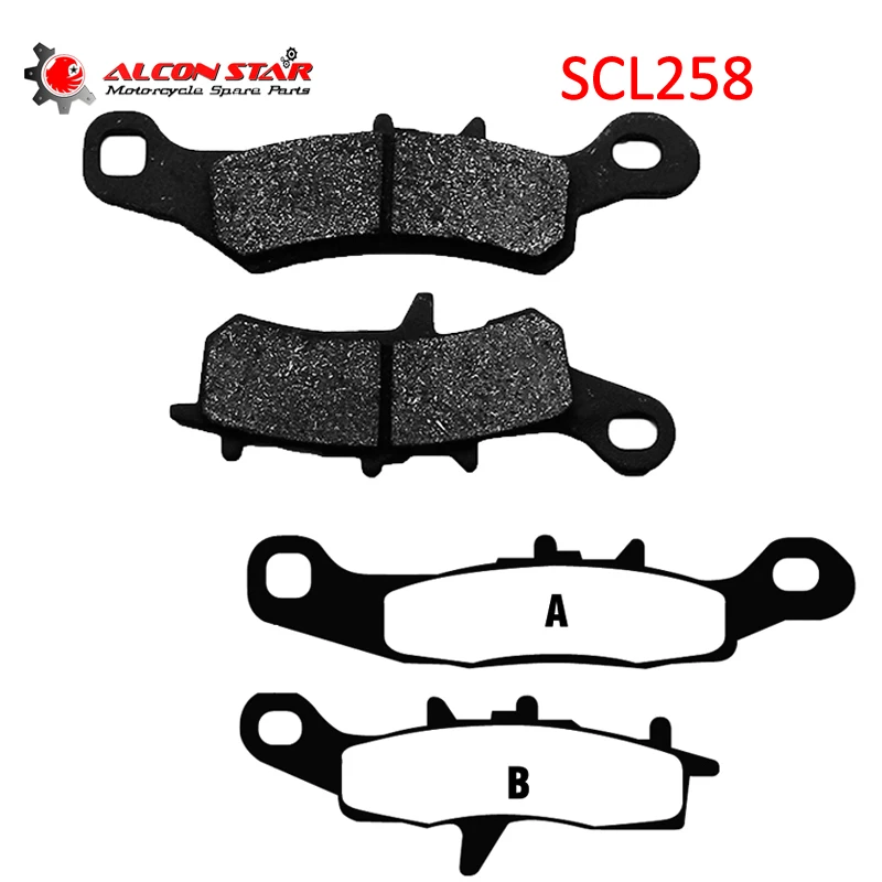 Alconstar- 1 пара передних тормозных колодок мотоцикла для Suzuki RM85 сзади 2005-2015 RM100 Kawasaki