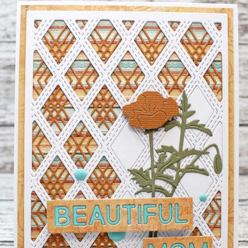 

Reverse-cut Mom Words Metal Cutting Dies Stencils for DIY Scrapbooking Photo Album Decorative Embossing Paper Crafts Die Cut