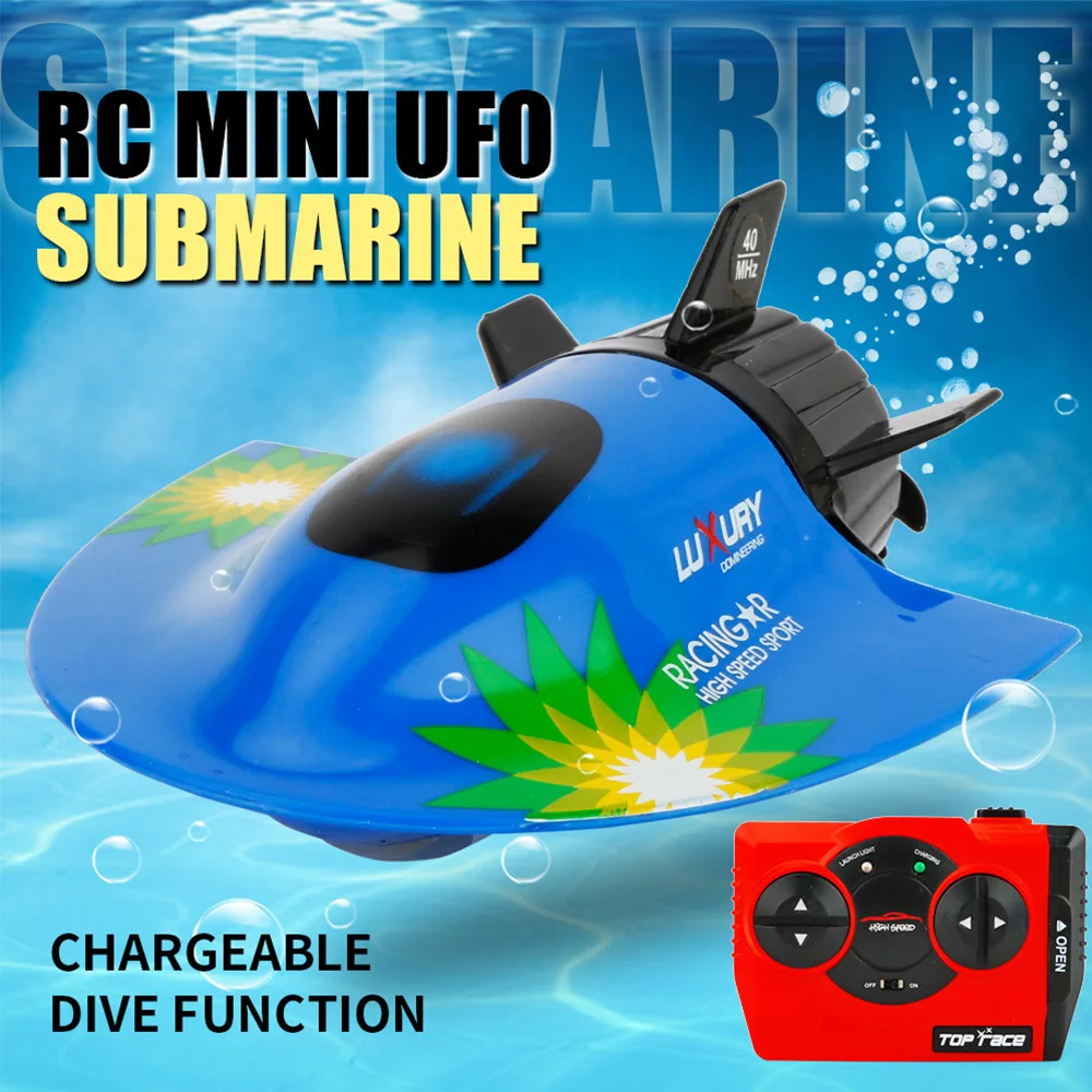 

3314 5CH Mini Speed RC Boat ABS Remote Control Submarine Create Racing Boat Toys Radio Submarine Model For Kids Gifts