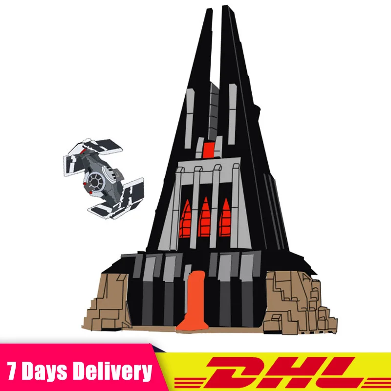 

New Lepin 05152 1187 Pcs Star War Darth Vader's Castle Set Model Building Blocks Toys Christmas Gift Compatible LegoINGlys 75251