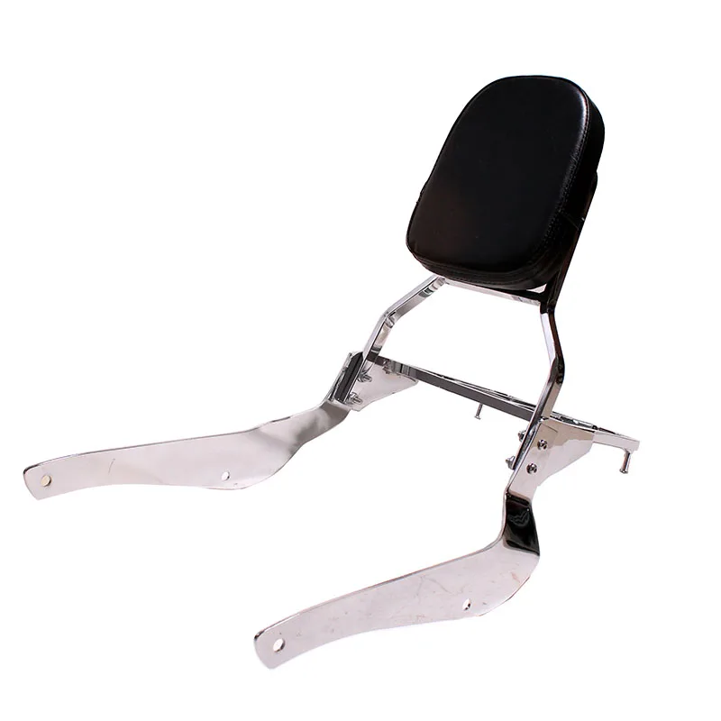 Chrome Sissy Bar Passenger Backrest& Luggage Rack For Suzuki C50 VL800 M50