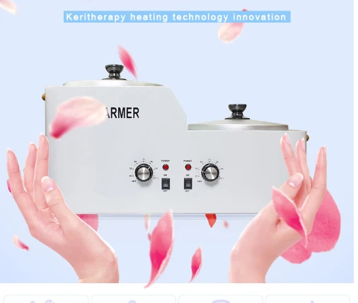 Beauty  heater 200W hot wax machine double furnace high and low pot Lady's beauty kit detoxifier Skin