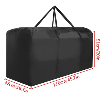 

1pcs Garden Furniture Storage Bag Cushions Upholstered Seat Protective Cover Multi-function Large Capacity Storage Bags Mayitr