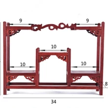 Красная кислота ветка Дракон шаблон Тип древней полки, полка под старину, мульти сокровище стойки, полка, ремесла, гостиной орнамент ra